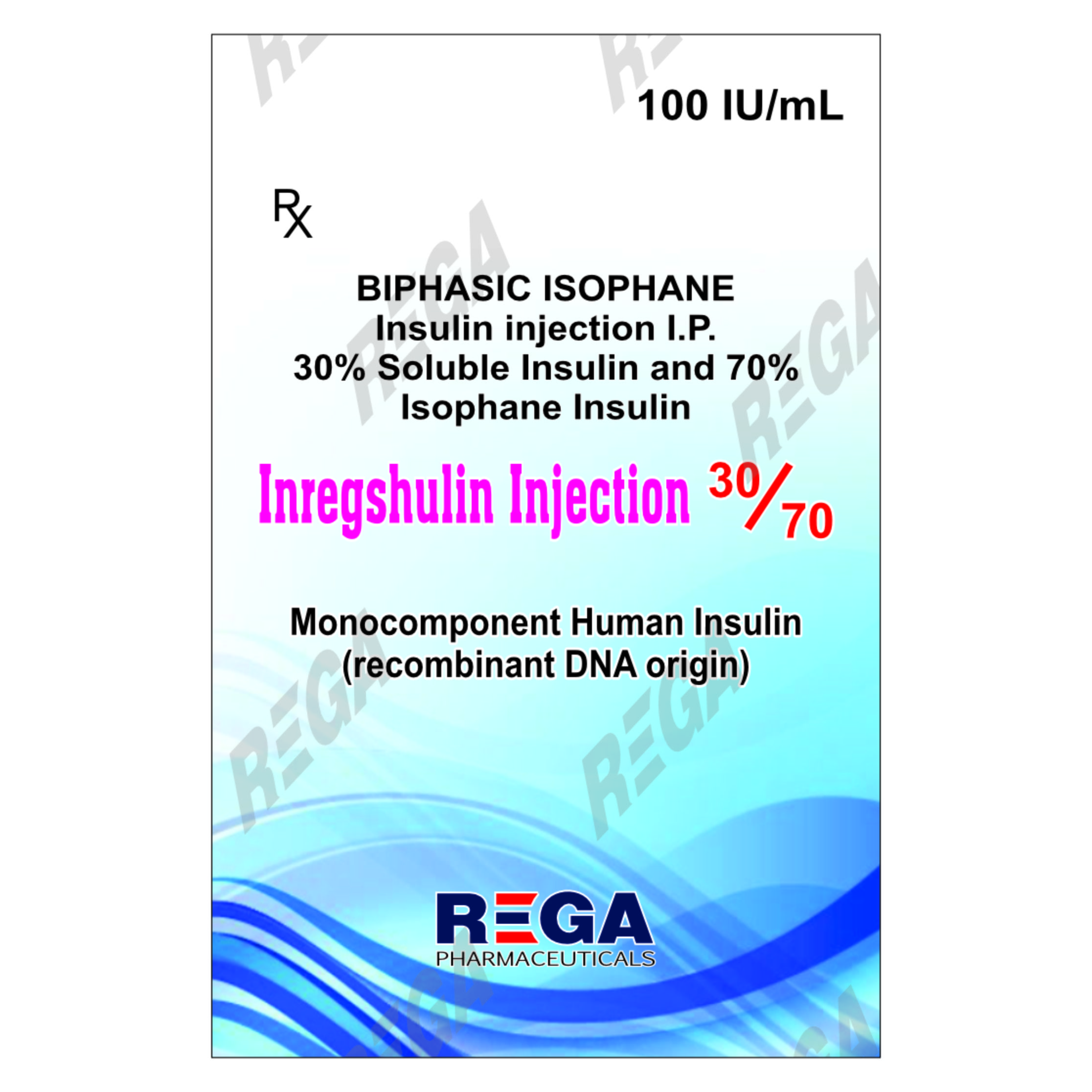 Biphasic Isophane Insulin 30/70units/ml